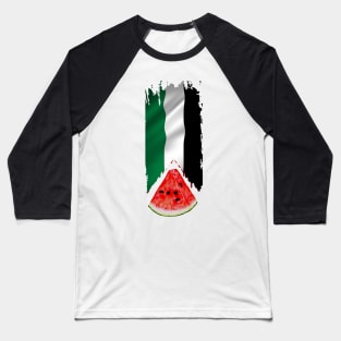 Palestine Flag Baseball T-Shirt